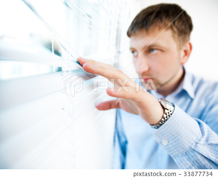 businessman at work businessman at work 33877734