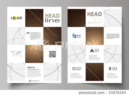 Business templates for brochure, flyer, booklet 33878164