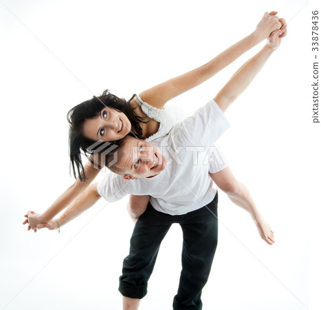lovely couple on white lovely couple on white 33878436