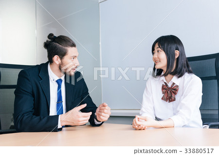 Foreign teachers and students 33880517