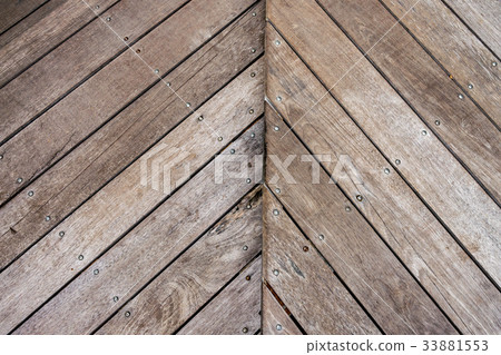 Wooden walls zigzag form surface with texture gain Wooden walls zigzag form surface with texture gain 33881553