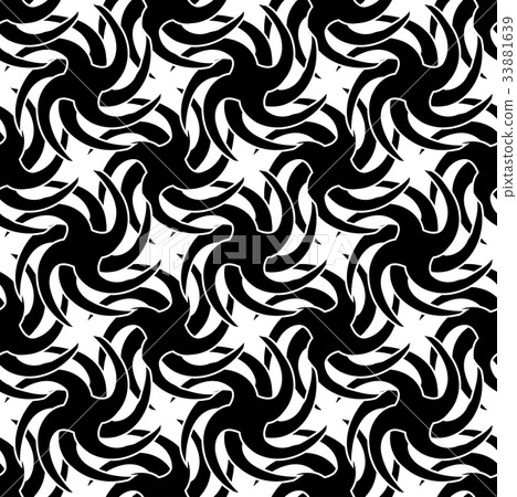 Black and white geometric seamless pattern Black and white geometric seamless pattern 33881639
