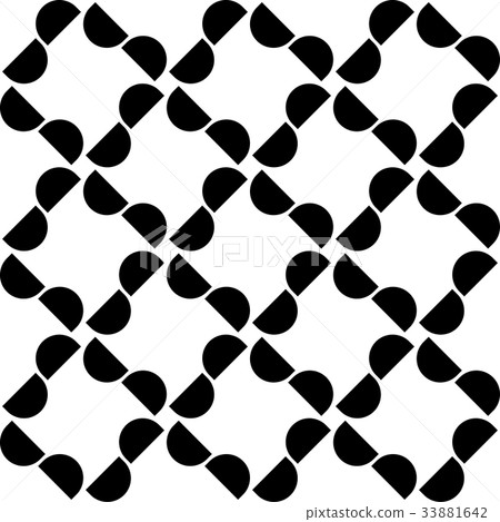 Black and white geometric seamless pattern Black and white geometric seamless pattern 33881642