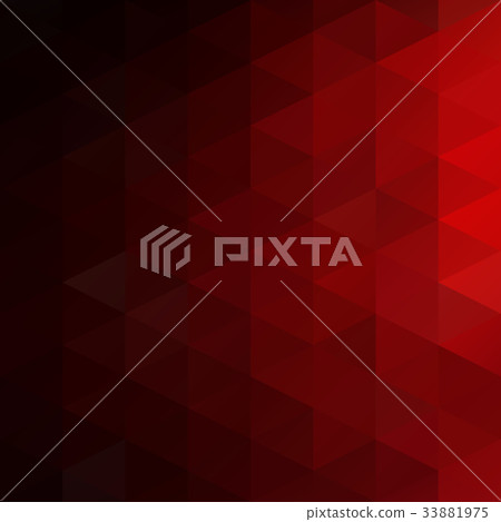 Red Grid Mosaic Background, Creative Design  33881975