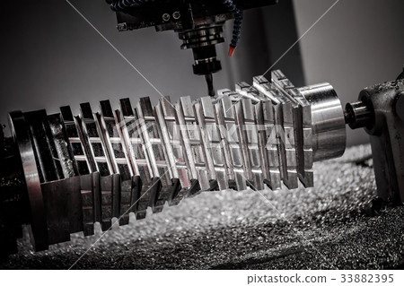 Metalworking CNC milling machine. 33882395