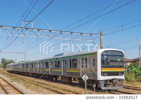 Hachio Line Series 209 Koraigawa Station 33882617