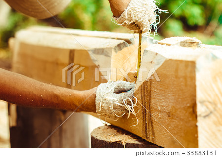 measure tape on a log measure tape on a log 33883131