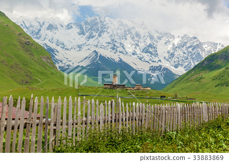 Lamaria old church in village Ushguli Lamaria old church in village Ushguli 33883869