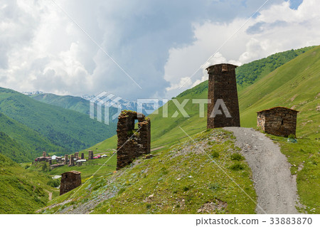 Svan fortresses to Mestia Ushguli village Georgia 33883870