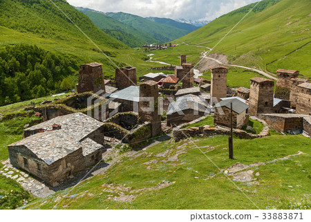 Svan fortresses to Mestia Ushguli village Georgia 33883871