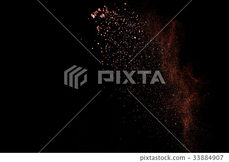 color powder explosion on black background color powder explosion on black background 33884907