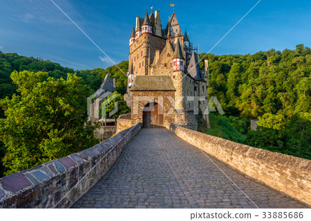 Burg Eltz castle in Rhineland-Palatinate, Germany. Burg Eltz castle in Rhineland-Palatinate, Germany. 33885686