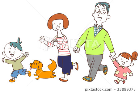 家人散步 33889373