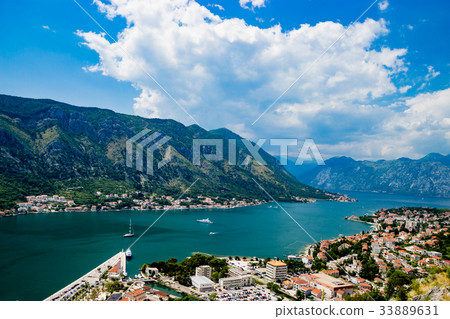 Magnificent view of Kotor Bay Montenegro 33889631