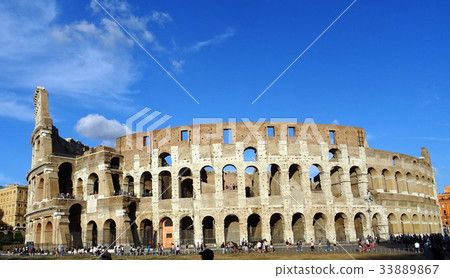 Full view of the Colosseum Full view of the Colosseum 33889867