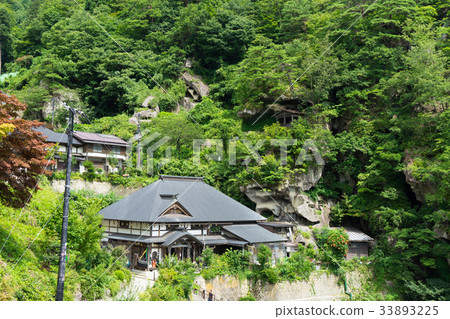 Landscape of the Neutral House and the Mountain Road in Hwangju Tateishi Temple 33893225