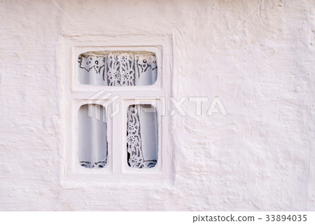 Window whitewashed wall Window whitewashed wall 33894035