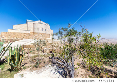 The Memorial of Moses at Mount Nebo, Jordan 33894134