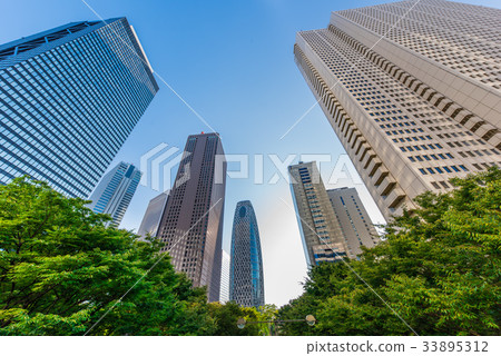 High-rise building group in Shinjuku 33895312