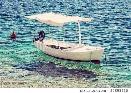 Little boat in Maslinica, Solta island, Croatia Little boat in Maslinica, Solta island, Croatia 33895516
