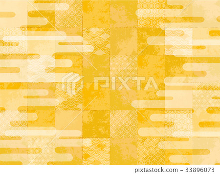 Check Japanese gold foil wave Check Japanese gold foil wave 33896073