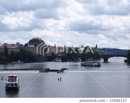 Landscape from Prague Prague Charles Bridge Landscape from Prague Prague Charles Bridge 33898137