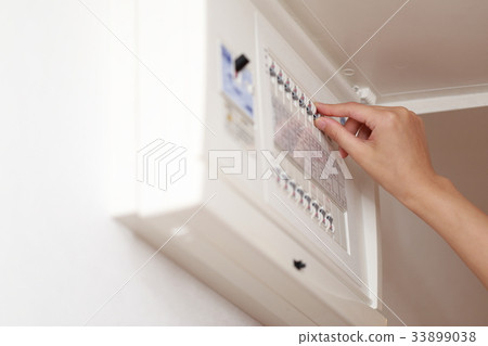 Breaker (Power All-Electric Finger Body Parts Faceless Female Hand Switch Button On Off) 33899038