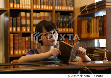 Book cafe library old books 33900185