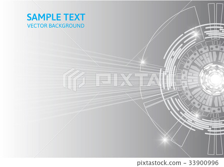 gray abstract vector background digital technology - Stock Illustration ...