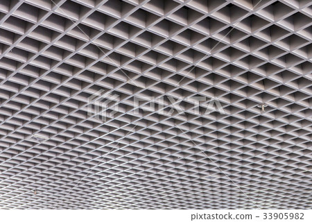 ceiling roof structure of the modern building 33905982