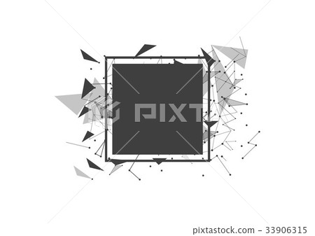 Abstract polygonal space low poly background Abstract polygonal space low poly background 33906315