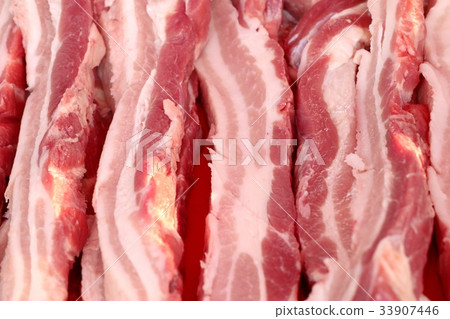 fresh pork at market fresh pork at market 33907446