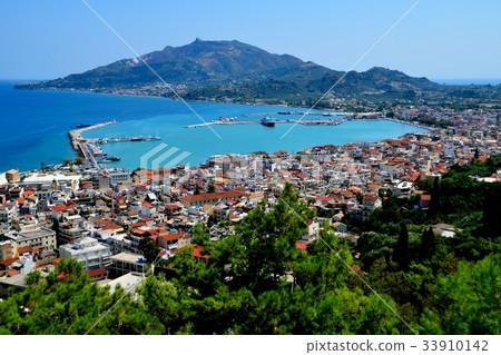 扎金索斯州港口和城市，扎金索斯州，希臘 33910142