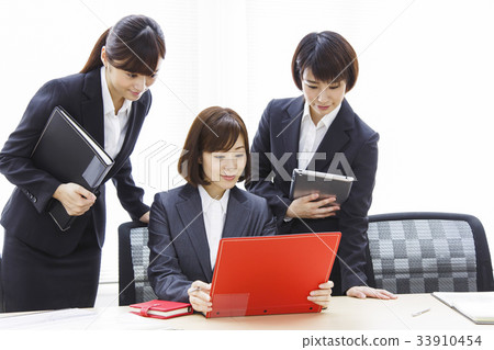 業務會議辦公室女人會議 33910454