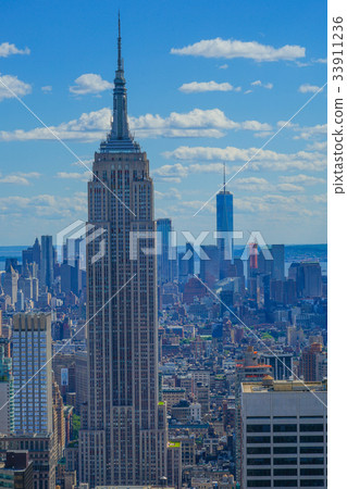 Manhattan skyline 2 seen from Rockefeller Center (Top of the Rock) 33911236