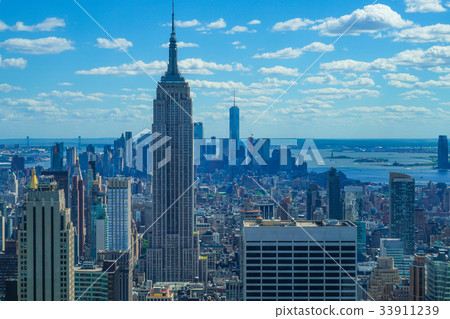 Landscape of Manhattan seen from Rockefeller Center (Top of the Rock) Landscape of Manhattan seen from Rockefeller Center (Top of the Rock) 33911239