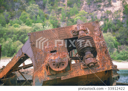 Sunk shipwrecks at Tangalooma Island. Sunk shipwrecks at Tangalooma Island. 33912422
