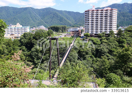 Nikko City Kinugawa Onsen Kinosu Rock Large Suspension Bridge 33913615
