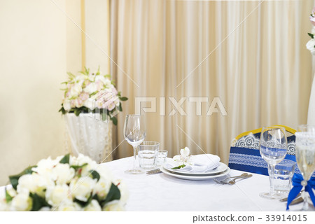 Wedding table decorated Wedding table decorated 33914015