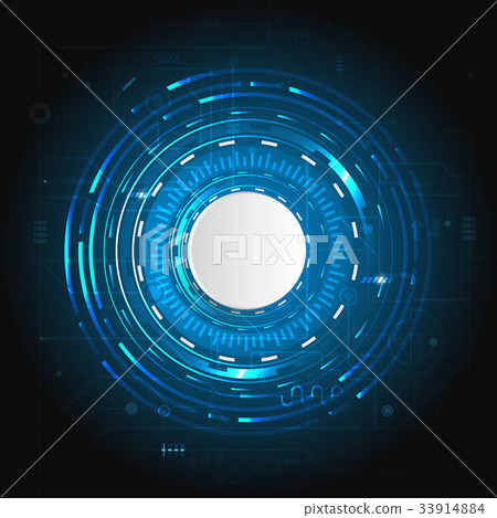Abstract future technology concept background - Stock Illustration ...