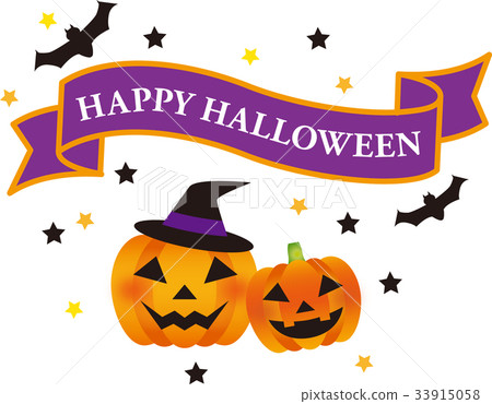 萬聖節南瓜和標題 33915058