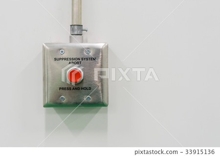 Fire Suppression System, press while fire alarm Fire Suppression System, press while fire alarm 33915136