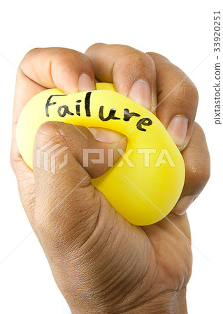 Squeezing Yellow Balloon 33920251
