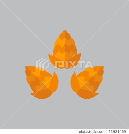 Hop Spike Icon Oktoberfest Festival Concept-插圖素材 [33921469] - PIXTA圖庫