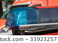 Blue Light Bar on a german Fire Truck 33923257