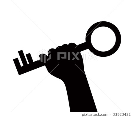 hand holds the key hand holds the key 33923421