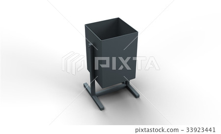 Trash basket 3d illustration render 33923441