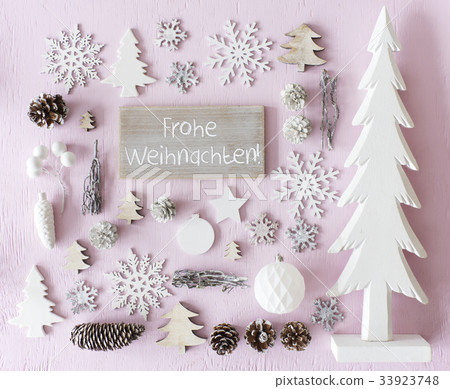 Flat Lay, Frohe Weihnachten Means Merry Christmas Flat Lay, Frohe Weihnachten Means Merry Christmas 33923748
