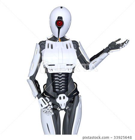 Female robot - Stock Illustration [33925648] - PIXTA