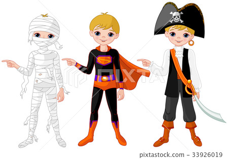 Halloween Boy Pointing Halloween Boy Pointing 33926019